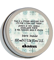 Davines More inside Strong Moulding Clay - Моделирующая глина для стойкого матового финиша 75 мл